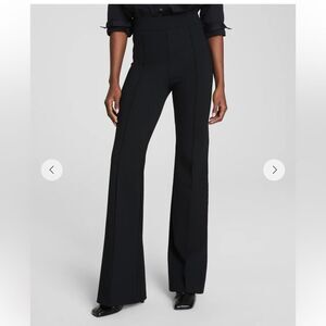 Spanx black high rise Ponte Flare pants pull on small s